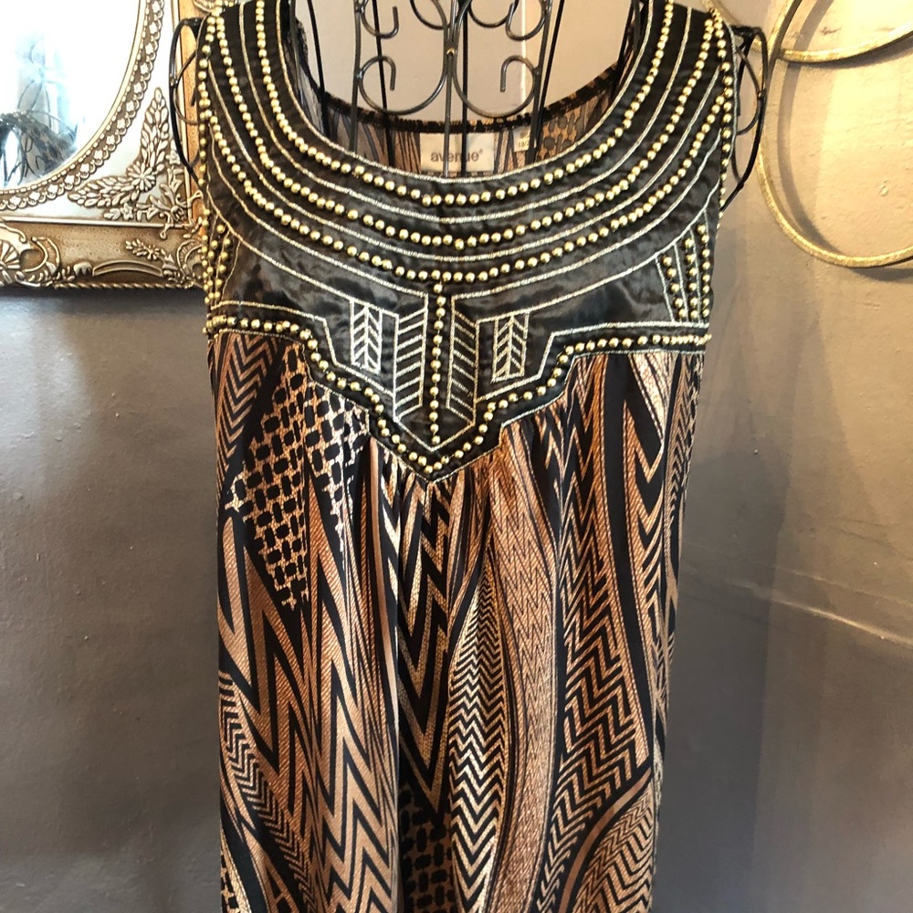 Animal print short sleeve top